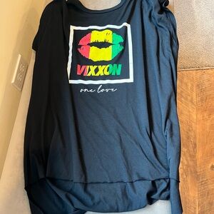 Vixxon Black “One Love” Short Sleeve Tee
